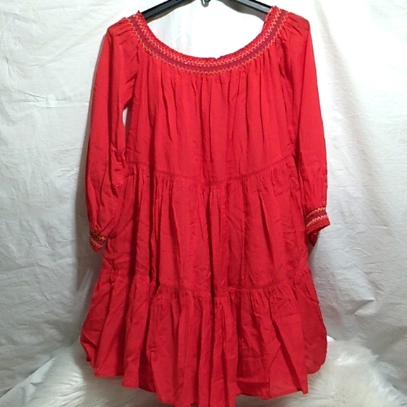 FLASH SALE! Free People Floral Dress Sz.L Never Worn Made Smaller (X-63 CRATE) - Picture 8 of 10